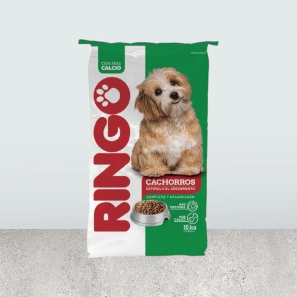 Concentrado cachorros marca Ringo 15 KILO