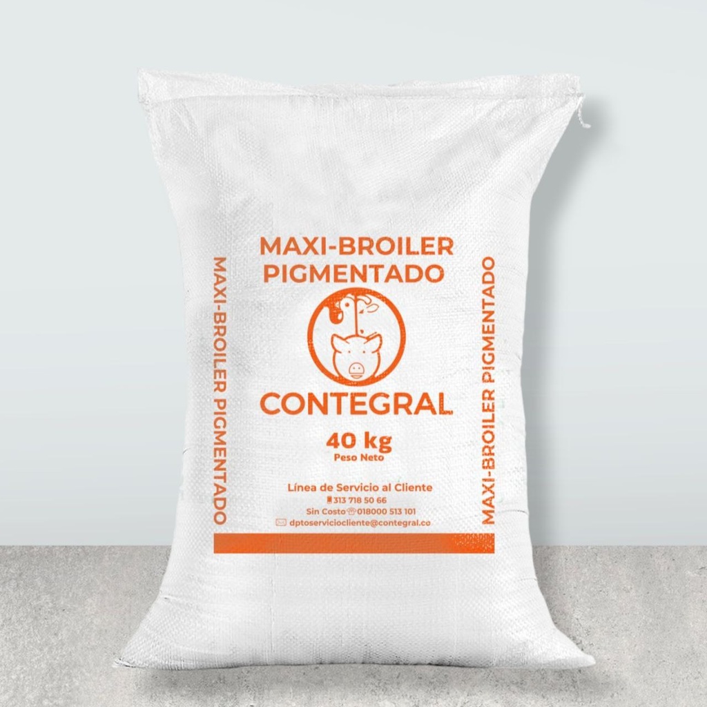 Maxi Broiler Pigmentado 40 KILOS